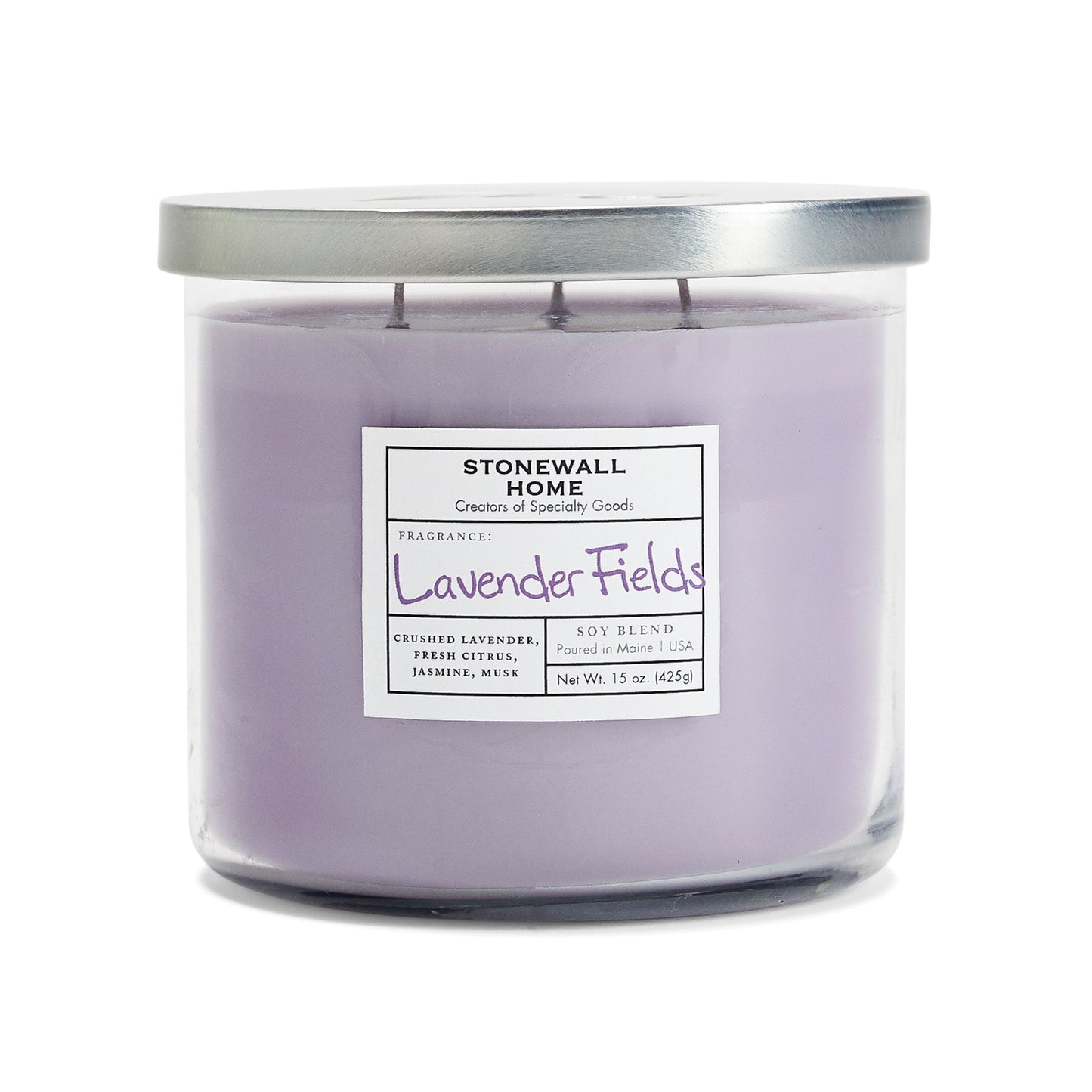 Lavender Fields 3-Wick Candle