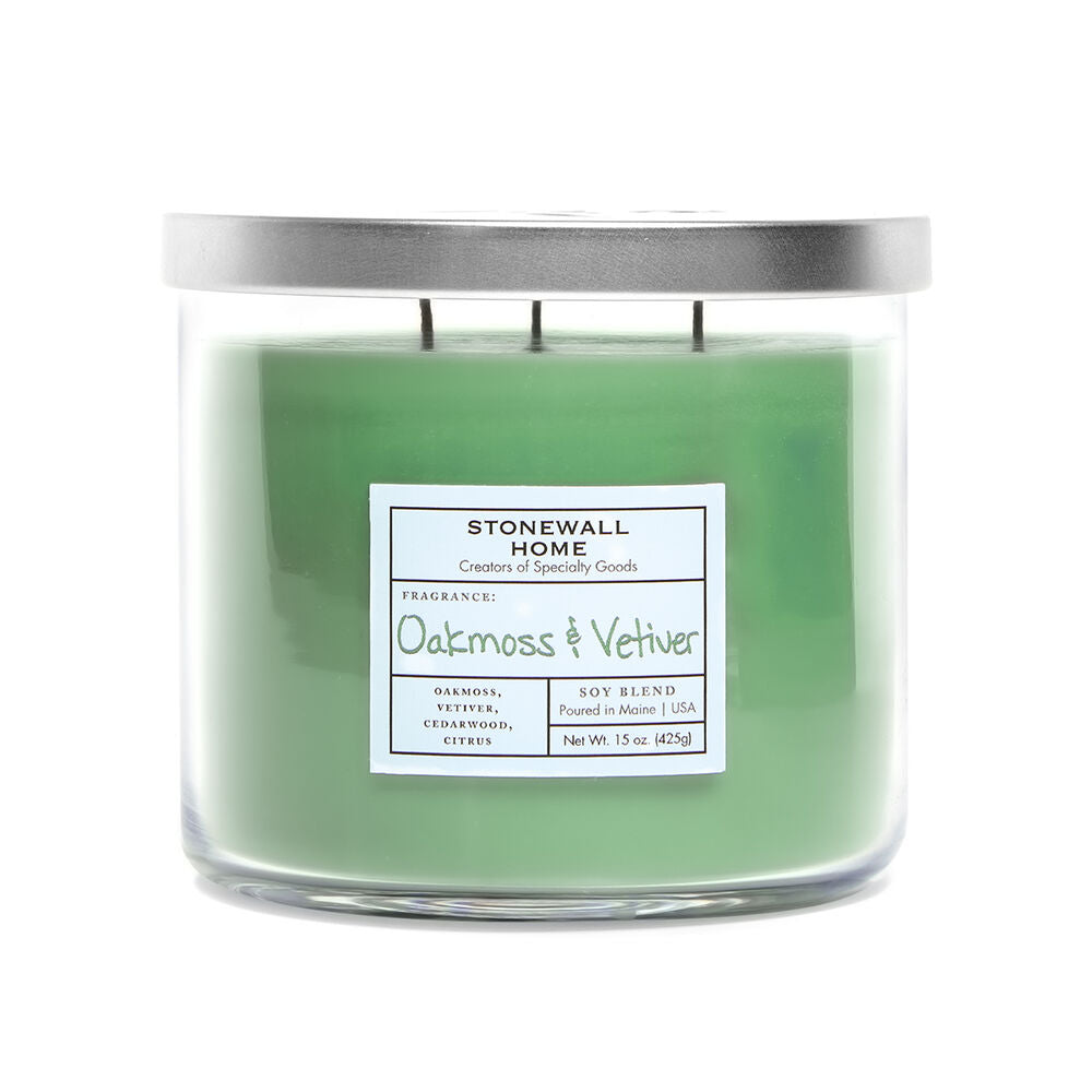 Oakmoss & Vetiver 3-Wick Candle