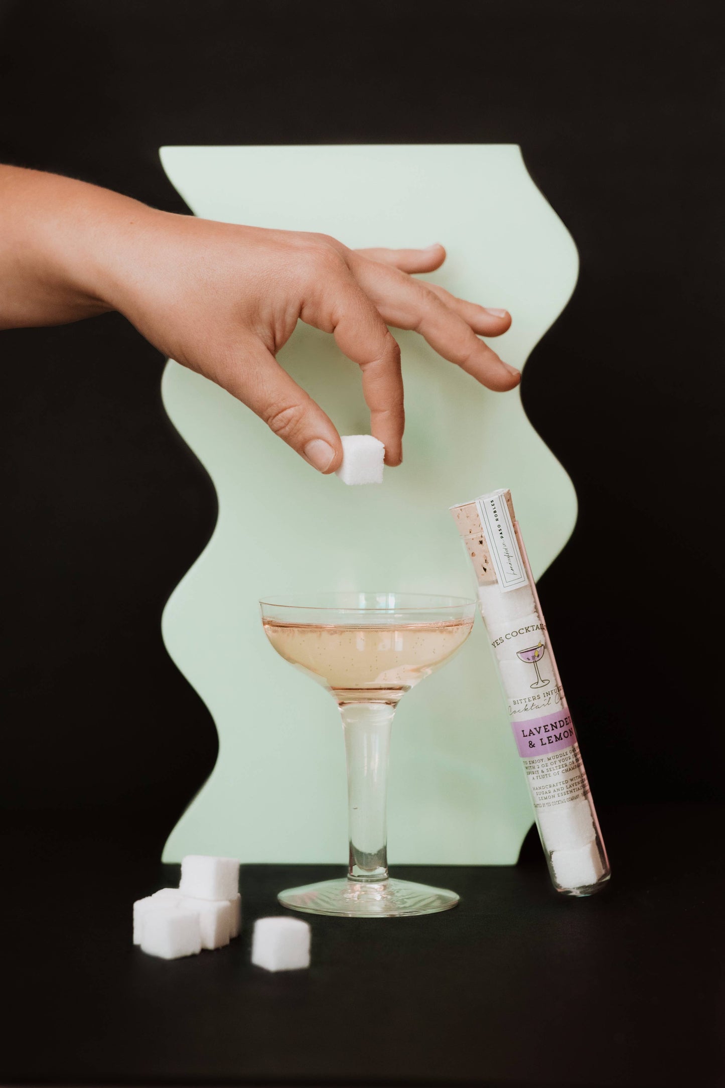 Lavender & Lemon Champagne & Cocktail Cubes