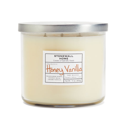Honey Vanilla 3-Wick Candle