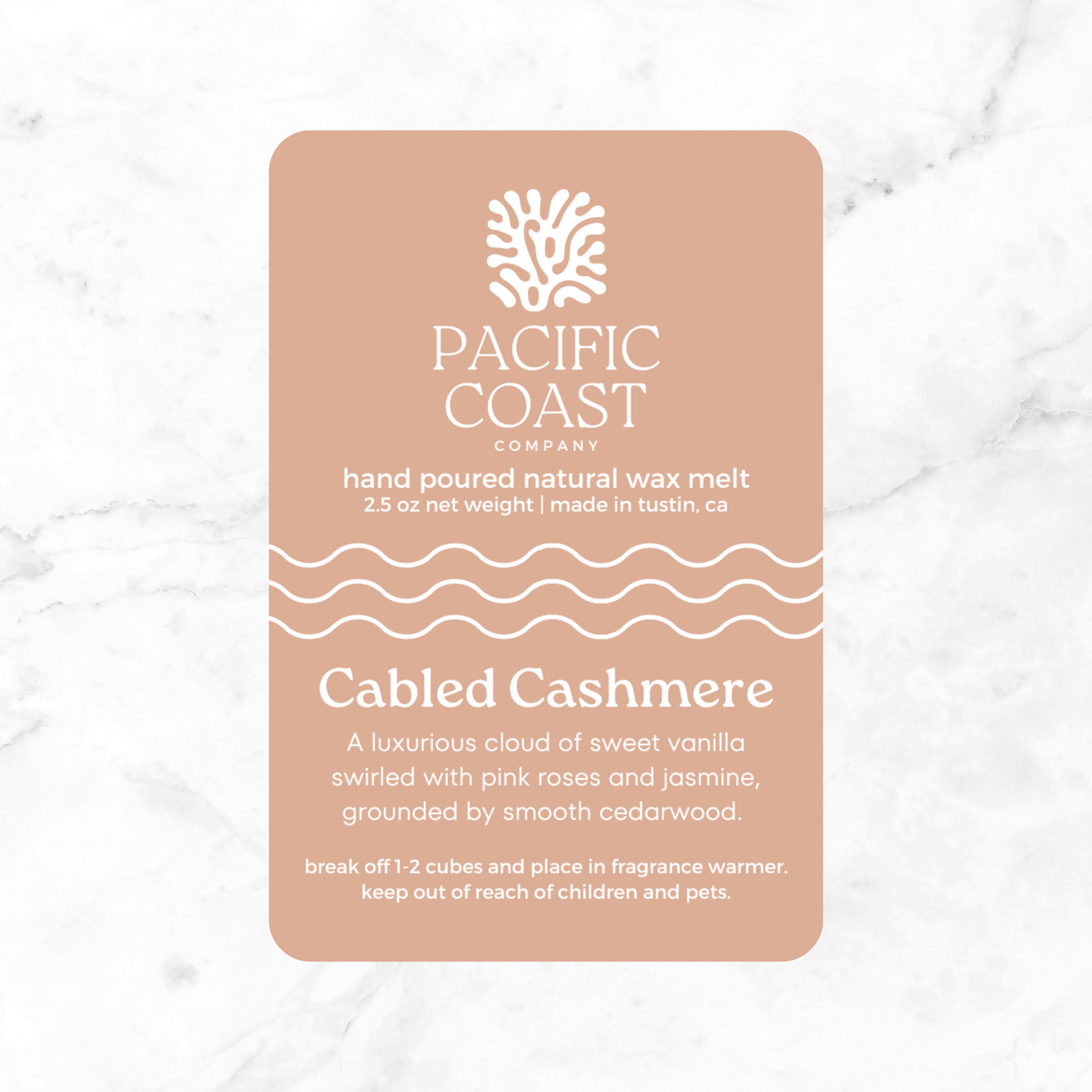 Cabled Cashmere Natural Wax Melt