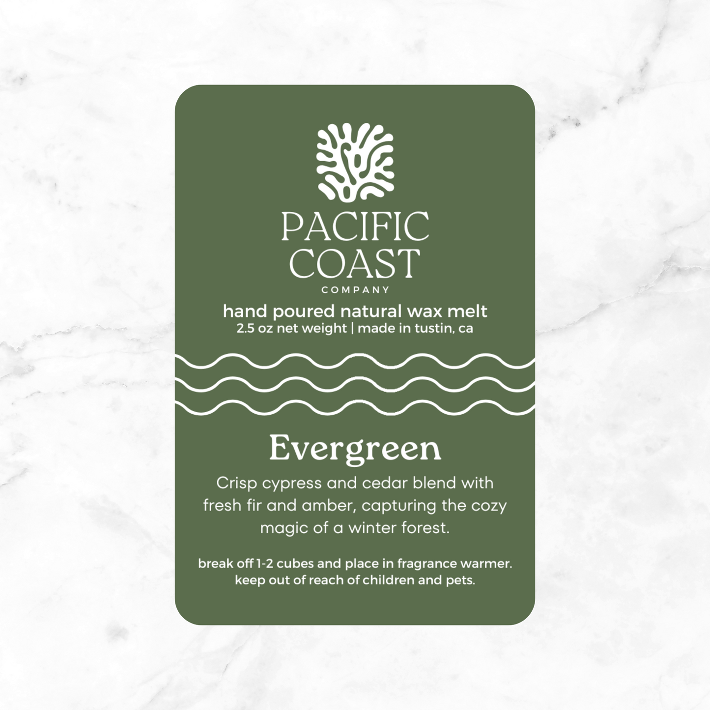 Evergreen Natural Wax Melt